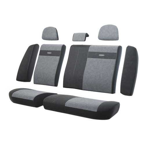 Комплект чехлов на сиденья Autoprofi TRS-002 BK/D.GY в Несте Ойл