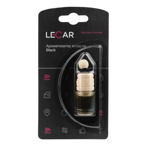 Ароматизатор LECAR пропитанный банка черный лед LECAR000112412 в Несте Ойл