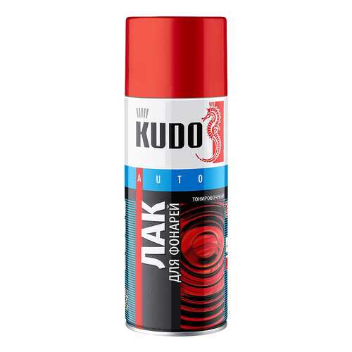 Лак для тонировки фар красный KUDO ,520 мл в Несте Ойл