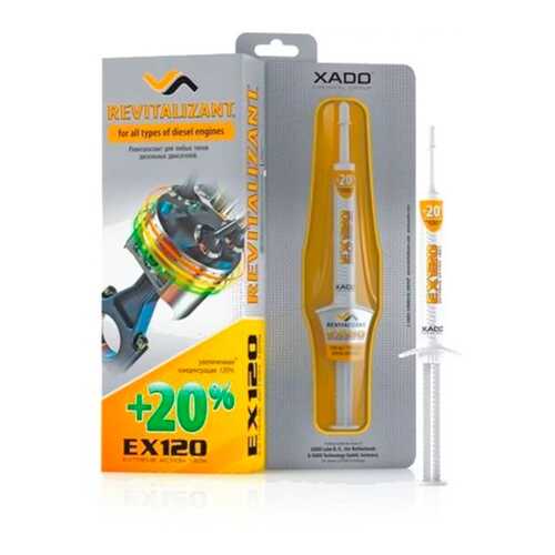 Присадка для дизельного двигателя XADO Revitalizant EX120, шприц 8 мл в Несте Ойл