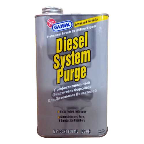 Проф,очиститель форсунок диз,двиг, GUNK Diesel System Purge 946ml, (0,946л) в Несте Ойл