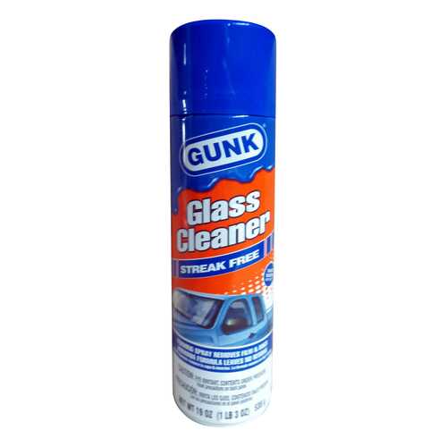 Очиститель стекол GUNK Glass Cleaner Liquid (with Ammonia) Aerosol (538гр) в Несте Ойл