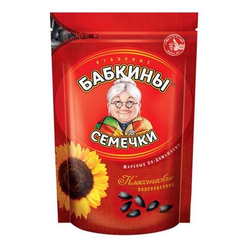 Семечки Бабкины жареные 300 г в Несте Ойл