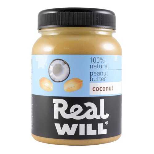 Паста арахисовая Real Will с кокосом 330 г в Несте Ойл