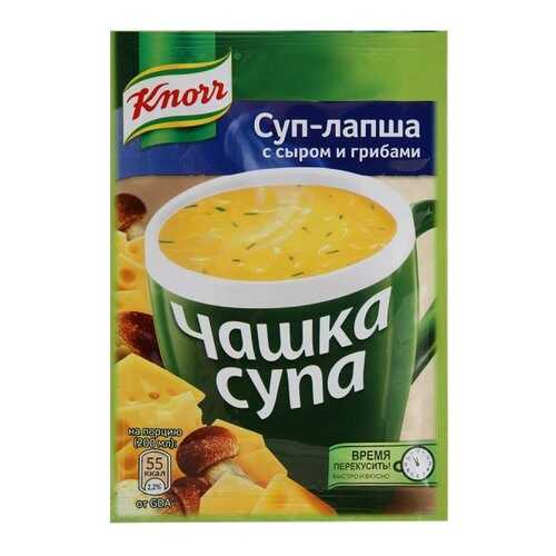Суп-лапша Knorr чашка с сыром и грибами сухая смесь 15.5 г в Несте Ойл