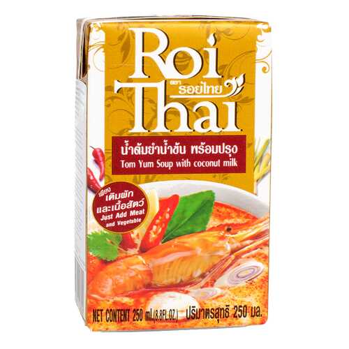 Суп Roi Thai том ям с кокосовым молоком 250 мл в Несте Ойл