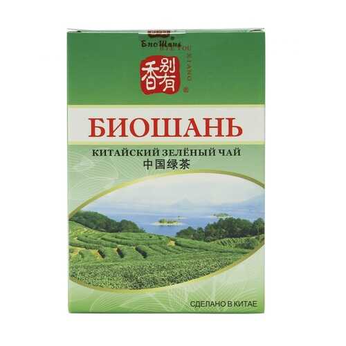 Чай БиоШань China Green Tea, зеленый листовой, 80 гр в Несте Ойл