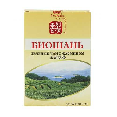 Чай БиоШань Jasmin Tea, зеленый с жасмином, 80 гр в Несте Ойл