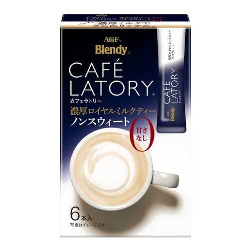 Чай черный AGF Cafe Latory Бленди крепкий с молоком без сахара 6 шт в Несте Ойл