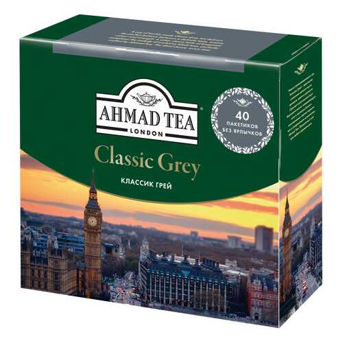 Чай черный Ahmad Tea earl grey со вкусом и ароматом бергамота 40 пакетиков в Несте Ойл