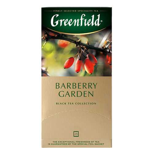 Чай черный Greenfield Barberry Garden 25 пакетиков в Несте Ойл