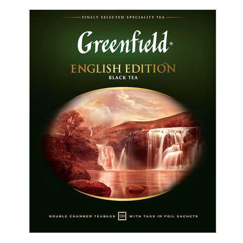 Чай черный Greenfield English Edition 100 пакетиков в Несте Ойл