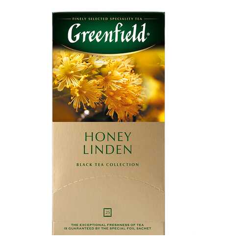 Чай черный Greenfield Honey Linden 25 пакетиков в Несте Ойл