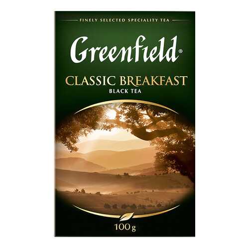 Чай черный листовой Greenfield Classic Breakfast 100 г в Несте Ойл