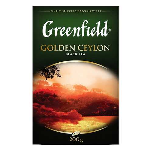 Чай черный листовой Greenfield Golden Ceylon 200 г в Несте Ойл