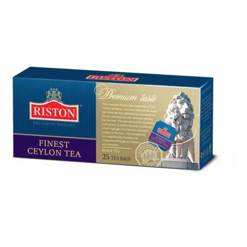 Чай черный Riston finest ceylon tea 25 пакетиков в Несте Ойл