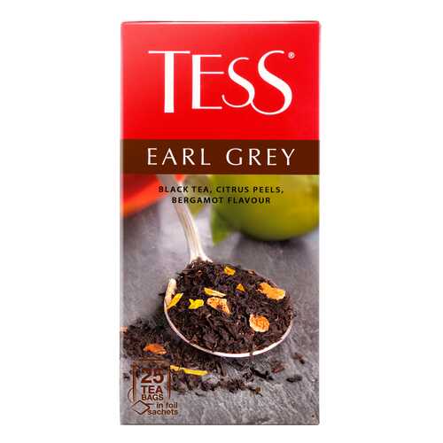 Чай черный Tess Earl Gray 25 пакетиков в Несте Ойл