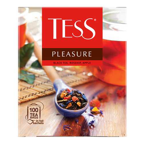 Чай черный Tess Pleasure 100 пакетиков в Несте Ойл