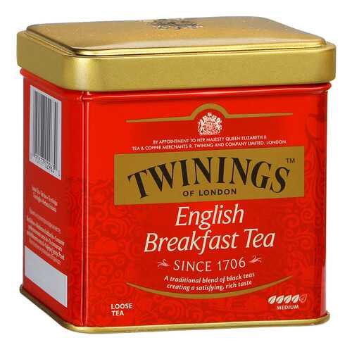 Чай черный Twinings английский для завтрака байховый 100 г в Несте Ойл