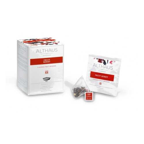 Чай фруктовый в пирамидках Althaus Fruit Berry Фрут Берри 15*2.75 г в Несте Ойл