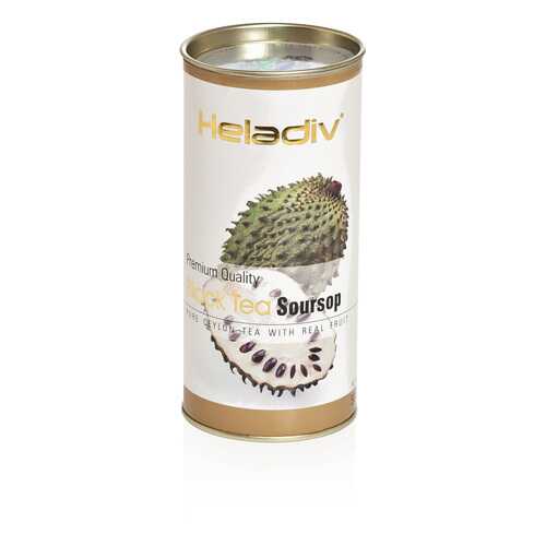 Чай Heladiv черный листовой BLACK SOURSOP (черный с соу-сэпом) в тубе 100 г в Несте Ойл