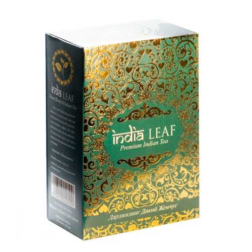 Чай India leaf Дарджилинг дикий жемчуг, черный круполистовой, 100 гр в Несте Ойл