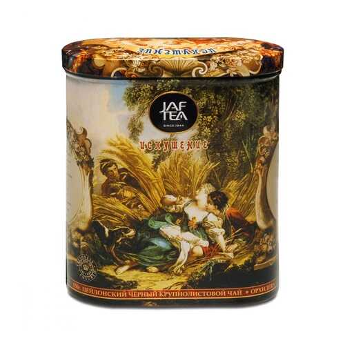Чай Jaf Tea Temptation черный листовой с лепестками орхидеи 150 г в Несте Ойл
