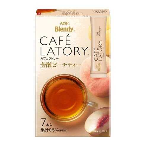 Чай растворимый AGF Cafe Latory Бленди персиковый в стиках 6*11 г в Несте Ойл