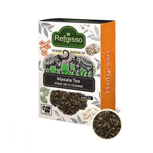 Чай Refresso Masala Tea, черный крупнолистовой, с добавками, 250 гр в Несте Ойл
