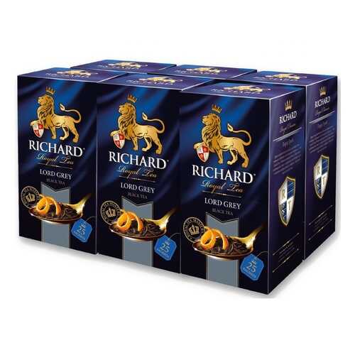 Чай Richard Lord Grey, чёрный с добавками, 25 сашетов х 6 упаковок в Несте Ойл