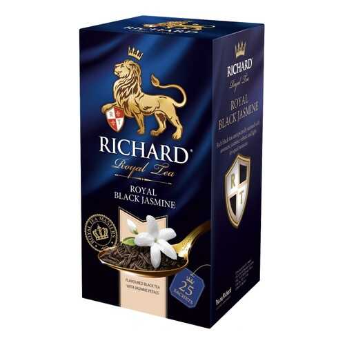 Чай Richard Royal Black Jasmine черный с жасмином 25 пакетиков в Несте Ойл
