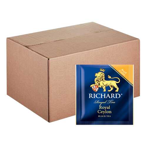 Чай Richard Royal Ceylon, черный листовой, 200 пакетиков по 2 гр в Несте Ойл