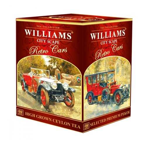 Чай Williams City Scape черный 150 г в Несте Ойл