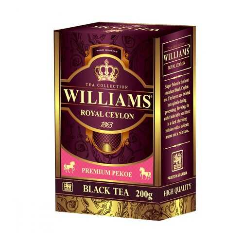 Чай Williams Royal Ceylon черный 200 г в Несте Ойл
