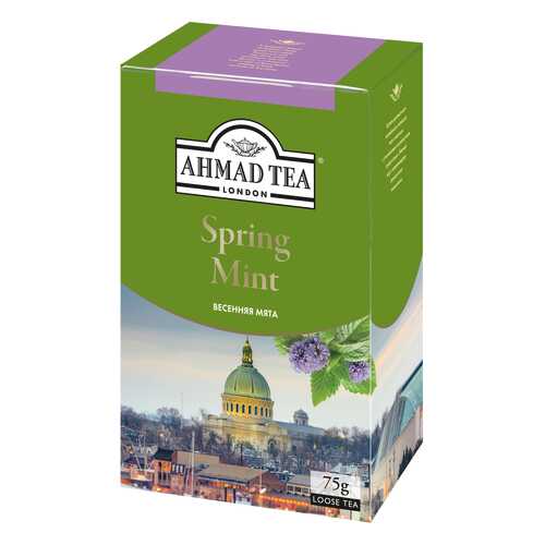Чай зеленый Ahmad Tea spring mint 75 г в Несте Ойл