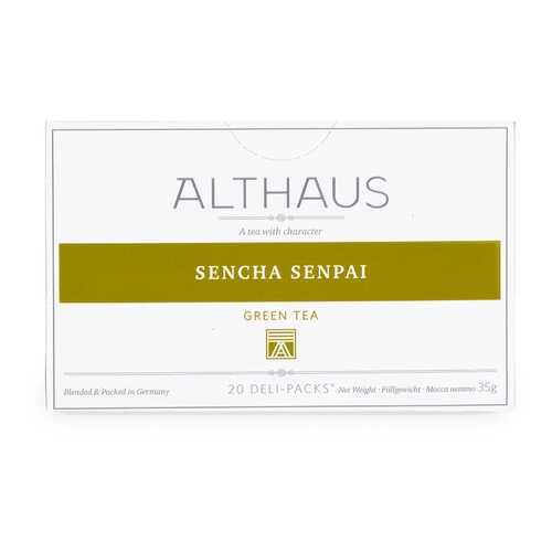 Чай зеленый Althaus Сенча Сенпай 20 х 1.8 г Германия в Несте Ойл