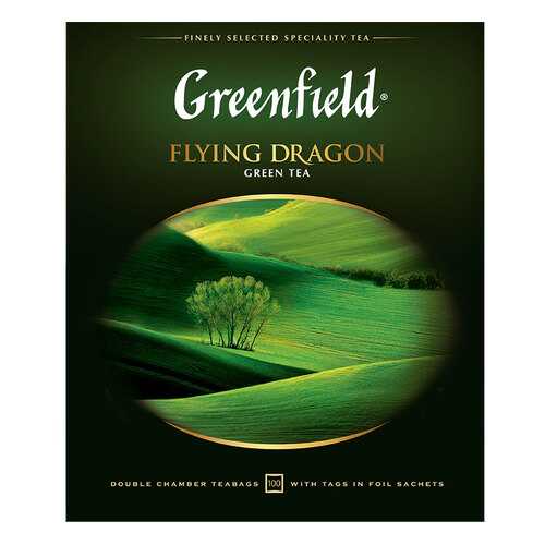 Чай зеленый Greenfield Flying Dragon 100 пакетиков в Несте Ойл