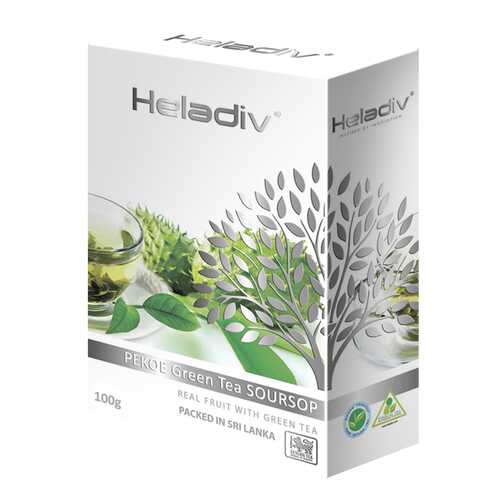 Чай зеленый листовой Heladiv soursop green tea 100 г в Несте Ойл