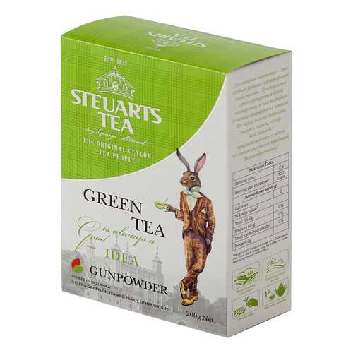 Чай зеленый листовой Steuarts green tea gunpowder 200 г в Несте Ойл
