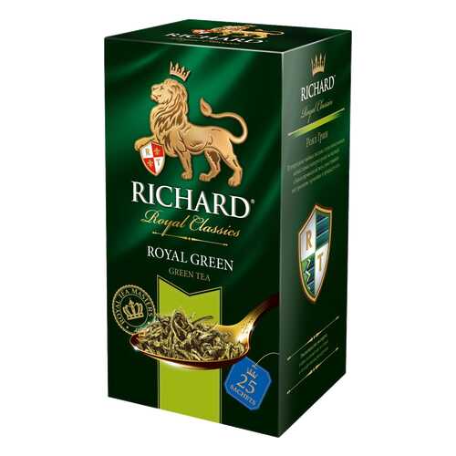 Чай зеленый Richard royal green 25 пакетиков в Несте Ойл