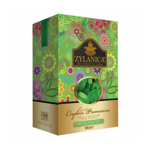 Чай Zylanica Ceylon Premium зеленый листовой с мятой 100 г в Несте Ойл