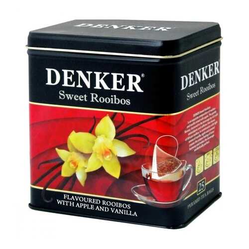 Чайный напиток Denker Sweet Roibos ройбуш с добавками 25 пирамидок в Несте Ойл