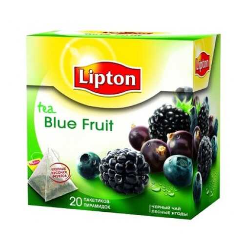 Черный чай Lipton blue fruit tea 20 пакетиков в Несте Ойл