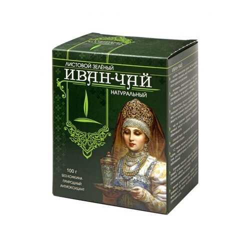 Иван-чай Емельяновская Биофабрика Зеленый, листовой, 100 гр в Несте Ойл