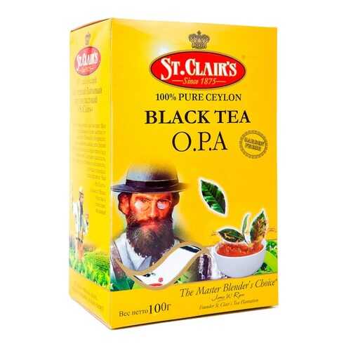 Подарочный набор St. Clair С чёрным крупнолистовым чаем и фарфоровым чайником, 100 г в Несте Ойл