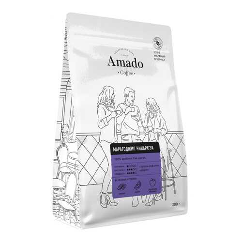 Кофе Amado Марагоджип Никарагуа, в зернах, 200 гр в Несте Ойл