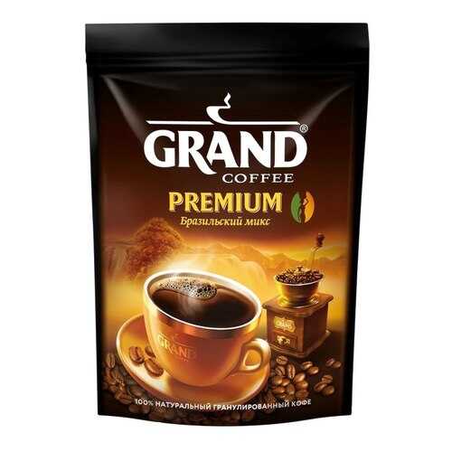 Кофе Grand Premium растворимый Бразильский микс мягкая упаковка 50 г в Несте Ойл