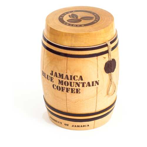 Кофе Jamaica Blue Mountain подарочный в зернах для гурманов в деревянном бочонке 200 г в Несте Ойл
