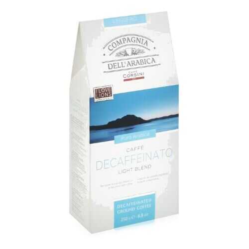 Кофе молотый DellArabica Puro Arabica Decaffeinato в Несте Ойл