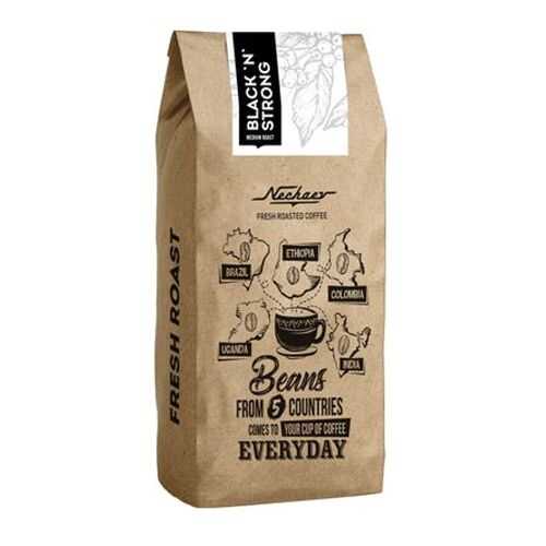 Кофе Nechaev Black and Strong в зернах свежей обжарки 500 г в Несте Ойл